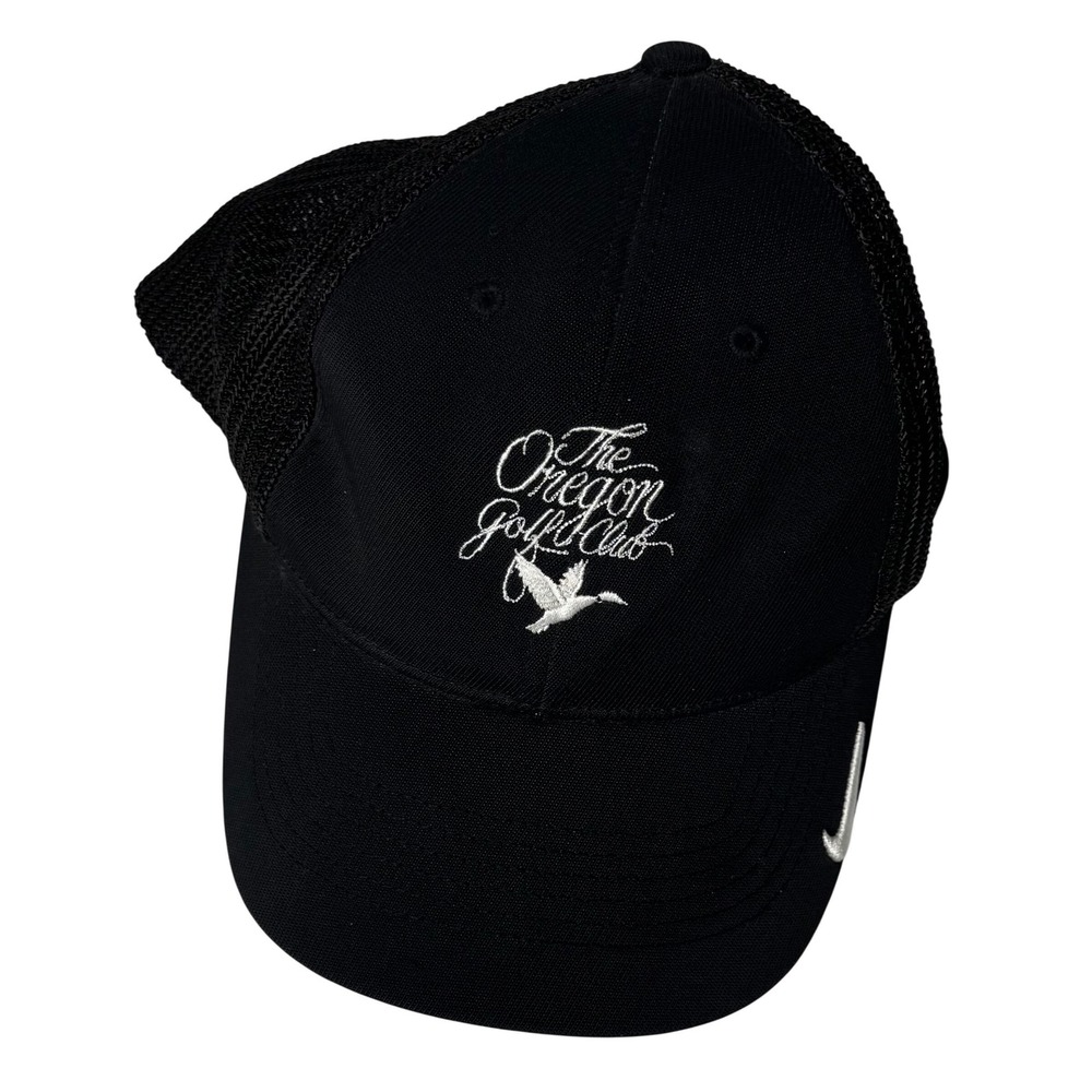Nike‎ Golf The Oregon Golf Club Flexfit Mesh Trucker Hat Black M/L